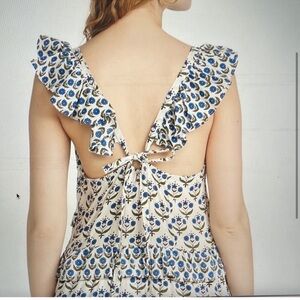 Misa Los Angeles Pura Vida Flora Morrison Cottagecore Dress Size XL